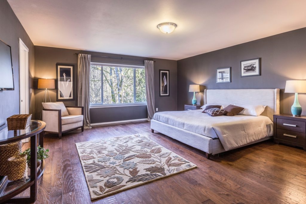 Modern bedroom design flooring ideas